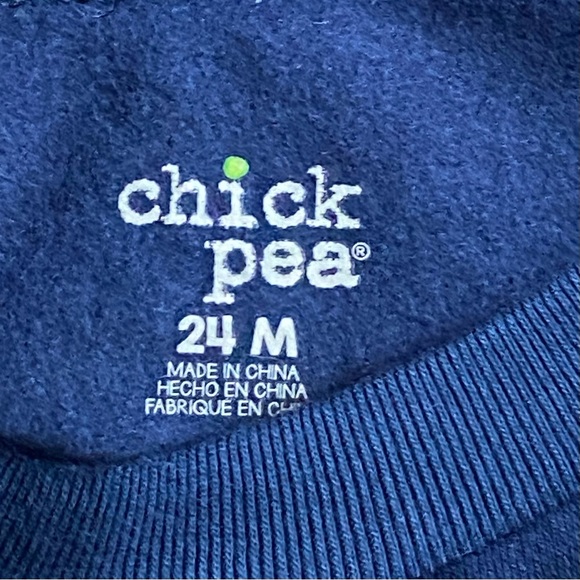 Thanksgiving Sweatshirt size 24 Months Chick Pea. Thankful Dude Football EUC - Picture 8 of 10
